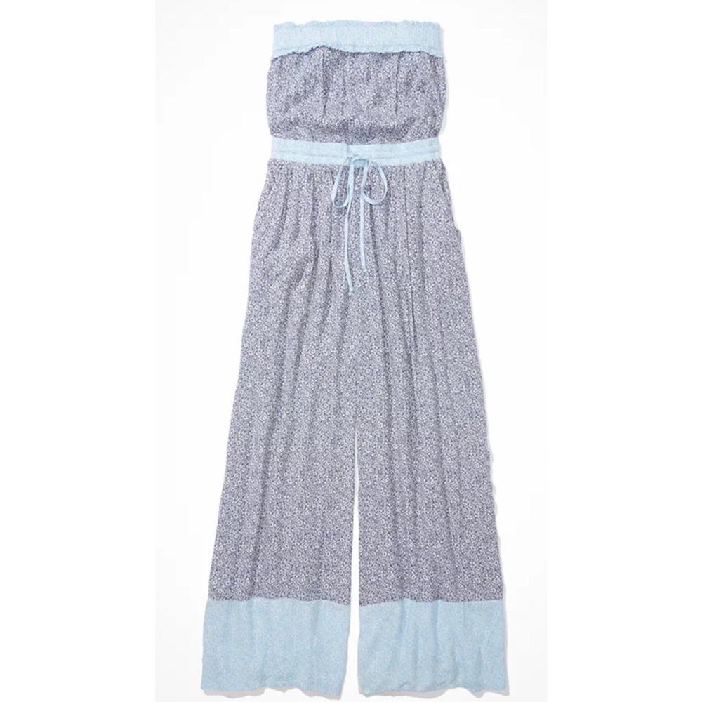 AE Floral Wide-Leg Jumpsuit XXL